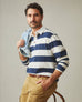 Men's Rugby Shirt - Blue Stripe